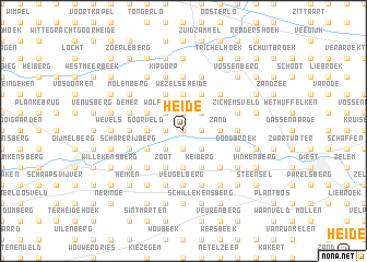 map of Heide