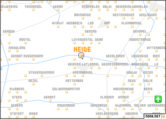 map of Heide