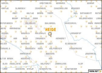 map of Heide