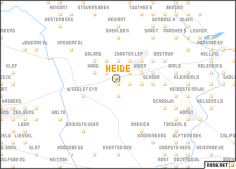 map of Heide