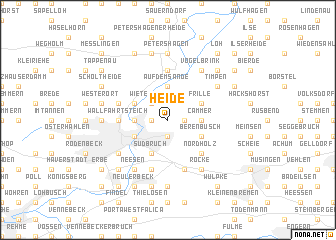 map of Heide