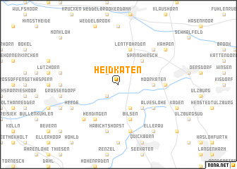 map of Heidkaten