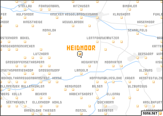 map of Heidmoor