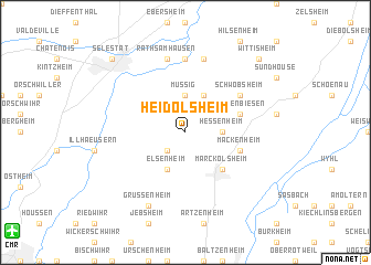 map of Heidolsheim