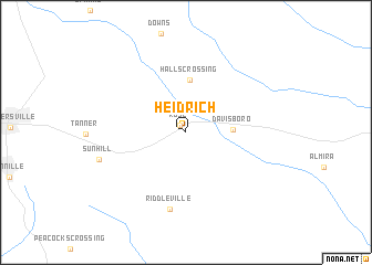 map of Heidrich