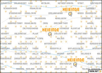 map of Heieinde