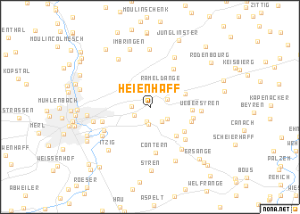 map of Héienhaff