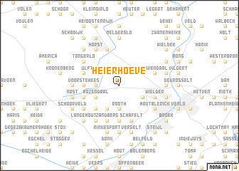 map of Heierhoeve