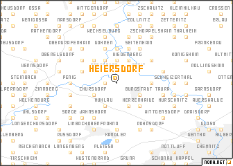 map of Heiersdorf