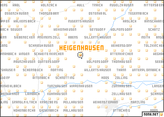 map of Heigenhausen