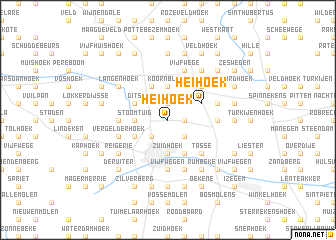 map of Heihoek