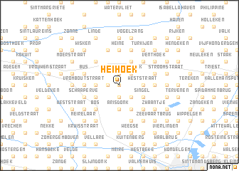 map of Heihoek