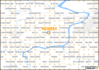 map of Heihoek