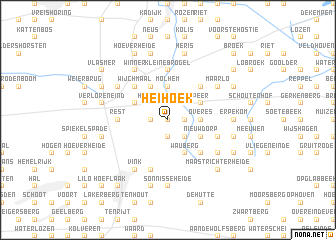 map of Heihoek