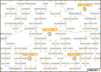 map of Heikant