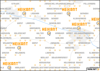 map of Heikant