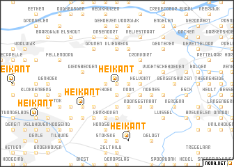 map of Heikant