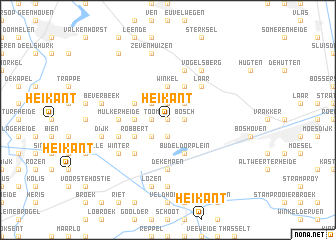 map of Heikant