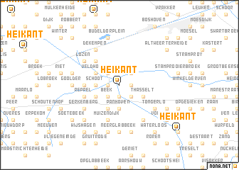 map of Heikant