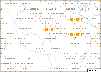 map of Heikant