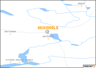 map of Heikinpalo