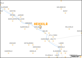 map of Heikkilä