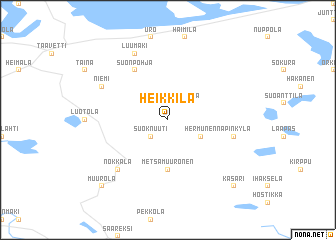 map of Heikkilä