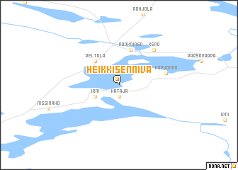 map of Heikkisenniva