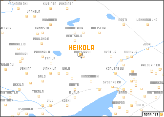 map of Heikola