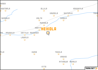 map of Heikola