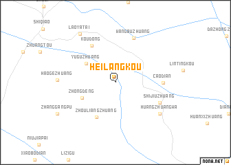 map of Heilangkou