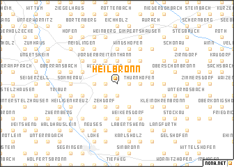 map of Heilbronn