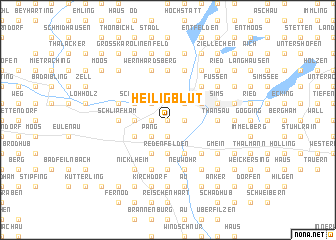 map of Heilig Blut