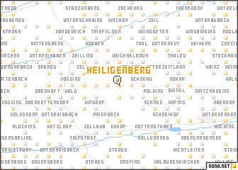 map of Heiligenberg