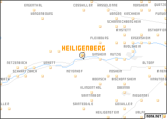 map of Heiligenberg