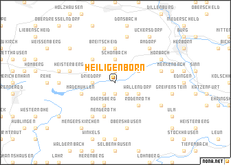 map of Heiligenborn