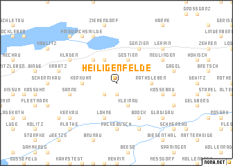 map of Heiligenfelde