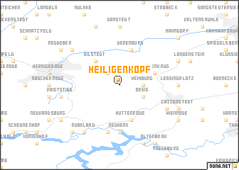 map of Heiligenkopf