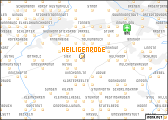 map of Heiligenrode