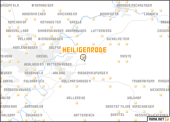 map of Heiligenrode