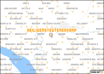 map of Heiligenstedtenerkamp