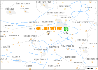 map of Heiligenstein