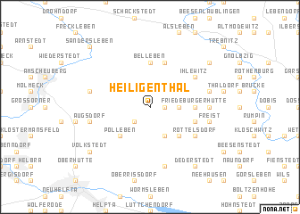 map of Heiligenthal