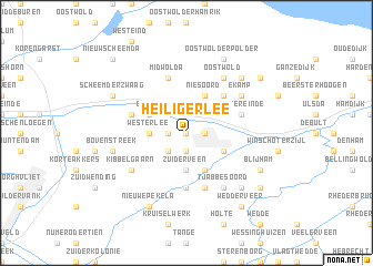 map of Heiligerlee