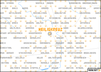 map of Heiligkreuz