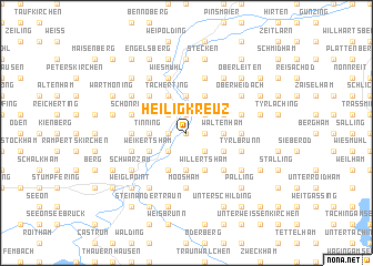 map of Heiligkreuz