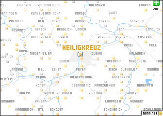 map of Heiligkreuz