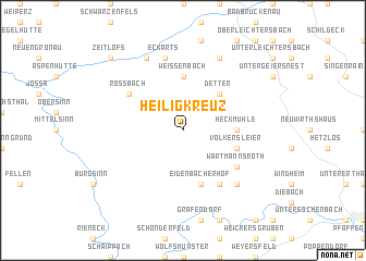 map of Heiligkreuz