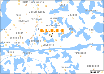 map of Heilongdian