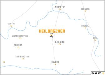 map of Heilongzhen